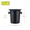 Black Plastic Ice Bucket by True