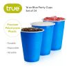 16 oz Blue Party Cups, 24 pack by True