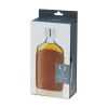 Admiral Parker Leather-Wrapped Glass Flask Viski®