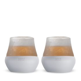 Glass FREEZE™ Tasting Glass (set of two) in Gray by HOST®