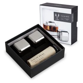 Glacier Rocks® Large Stainless Steel Cubes Viski®