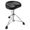 5 CORE Drum Throne Padded Guitar Stool Adjustable Heavy Duty Saddle Music Chair Seat Universal for Adults & Kids with Anti Slip Rubber Feet - DS CH BL