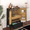 Lockers,side cabinets,Wine Bar Cabinet,Liquor Storage Credenza,Sideboard with Wine Racks & Stemware Holder,Wine glass holder,Metal handle