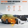 VEVOR 5KW Diesel Air Heater 10L Tank Diesel Heater 12V Diesel Parking Heater Muffler with LCD Thermostat and Remote Control for RV Bus Trailer Motor-h