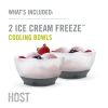 Ice Cream FREEZE™ Cooling Bowl Set of 2 in SIOC Pkg by HOST®