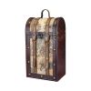 2 Bottle Old World Wooden Wine Box by Twine®
