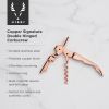 Summit Signature Double Hinged Corkscrew in Copper Viski®