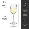 Reserve Inez Crystal Chardonnay Glasses By Viski (set of 4)
