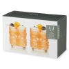 Pacific Crystal Tiki Lowball Tumblers Viski®