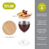 Topper Bamboo Appetizer Glass Toppers by True