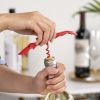 Truetap™: Double-Hinged Corkscrew in Full Red