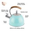 Presley Light Blue Tea Kettle by Pinky Up