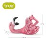 Polyresin Flirty Flamingo Bottle Holder by True