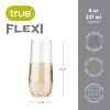 Flexi™: Stemless Champagne Flute Set