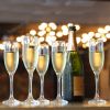 Stemmed Champagne Flutes set of 6 by True