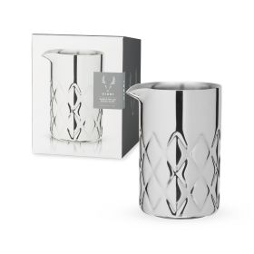 Harrison Double-Walled Mixing Glass in Silver Viski®