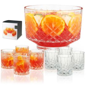 9-piece Admiral Punch Bowl with Tumblers Viski®