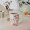 Bailey™ Botanical Bliss Ceramic Tea Mug & Infuser by Pinky U