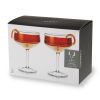 Admiral Crystal Coupe Glasses Viski®