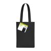 4 Bottle Non Woven Tote In Black by True