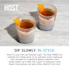 Glass FREEZE™ Whiskey Glass in Gray (set of two) by HOST®