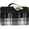Dine™ Picnic Blanket in Black Plaid by True