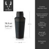 Titanium Cocktail Shaker in Black Viski®