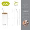 Everyday Glass Tumbler set of 4 by True