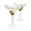 8oz Plastic Martini Glass Set - 12 pc