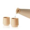 3-Piece Hinoki Cypress Sake Set Viski®