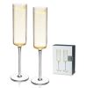 Laurel Crystal Champagne Flutes Viski®