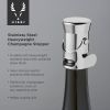 Harrison Heavyweight Champagne Stopper in Silver Viski®