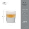 Glass FREEZE™ Whiskey Glass in Gray (set of two) by HOST®