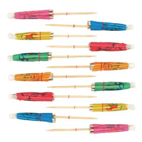 Umbrella Appetizer Picks, Set of 12