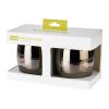 Black Moscow Mule Mug with Gold Handle, 2 Pack, by True