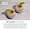 Glass FREEZE™ Tasting Glass (set of two) in Gray by HOST®