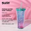 Mermaid Glitter 24 Oz Drink Tumbler Blush®