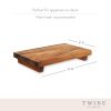 Acacia Footed Serve Board by Twine Living®