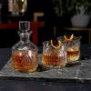 3-Piece Deco Beau Crystal Stacking Decanter Viski®