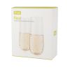 Flexi™: Stemless Champagne Flute Set
