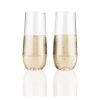 Flexi™: Stemless Champagne Flute Set