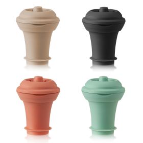 Vacu Vin Wine Saver Replacement Stoppers, 4 pack