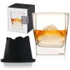 2-piece Glacier Mountain Ice Mold with Glass Set Viski®