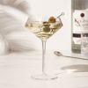 Seneca Crystal Diamond Martini Glasses Viski®