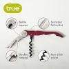 Truetap™: Double-Hinged Waiter's Corkscrew in Burgundy