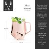 Seneca Faceted Moscow Mule Mug in Copper Viski®
