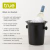 Black Plastic Ice Bucket by True