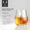 Admiral Crystal Heavyweight Bourbon Glasses Viski®
