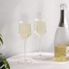 Seneca Crystal Champagne Flutes Viski®