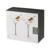 Seneca Crystal Diamond Martini Glasses Viski®